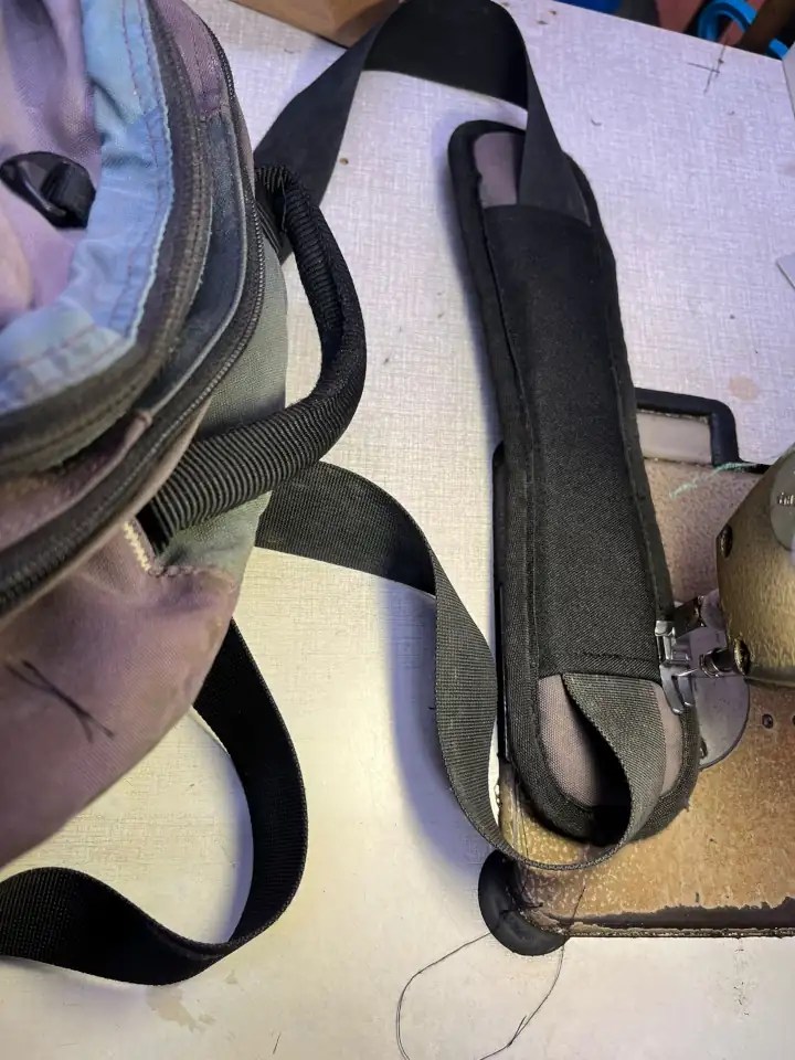 Backpack repair Repair of sling padding Sally Alteration Services