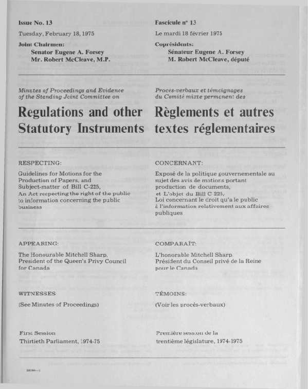 Regulations and Other Statutory Instruments Sean Holman's Unknowable