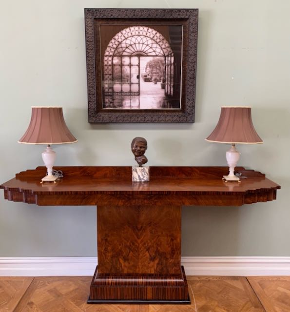 7237 Australian Art Deco Hall Table Seanic Antiques