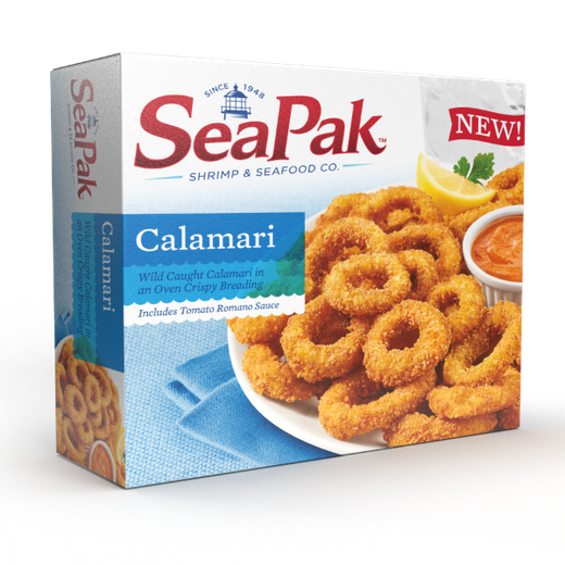 Calamari Wild Caught Breaded Calamari Rings SeaPak
