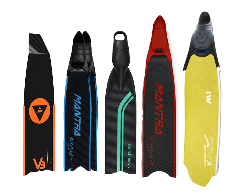 Carbon vs normal Freediving fins Seapixels Dive Team