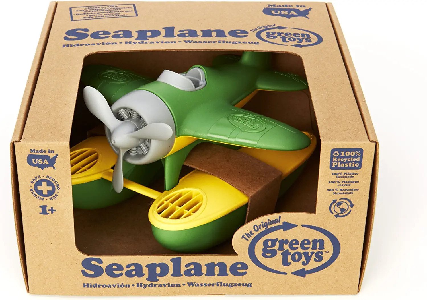 Green Toys Float Plane Bath Toy Seaplane Pilots Association