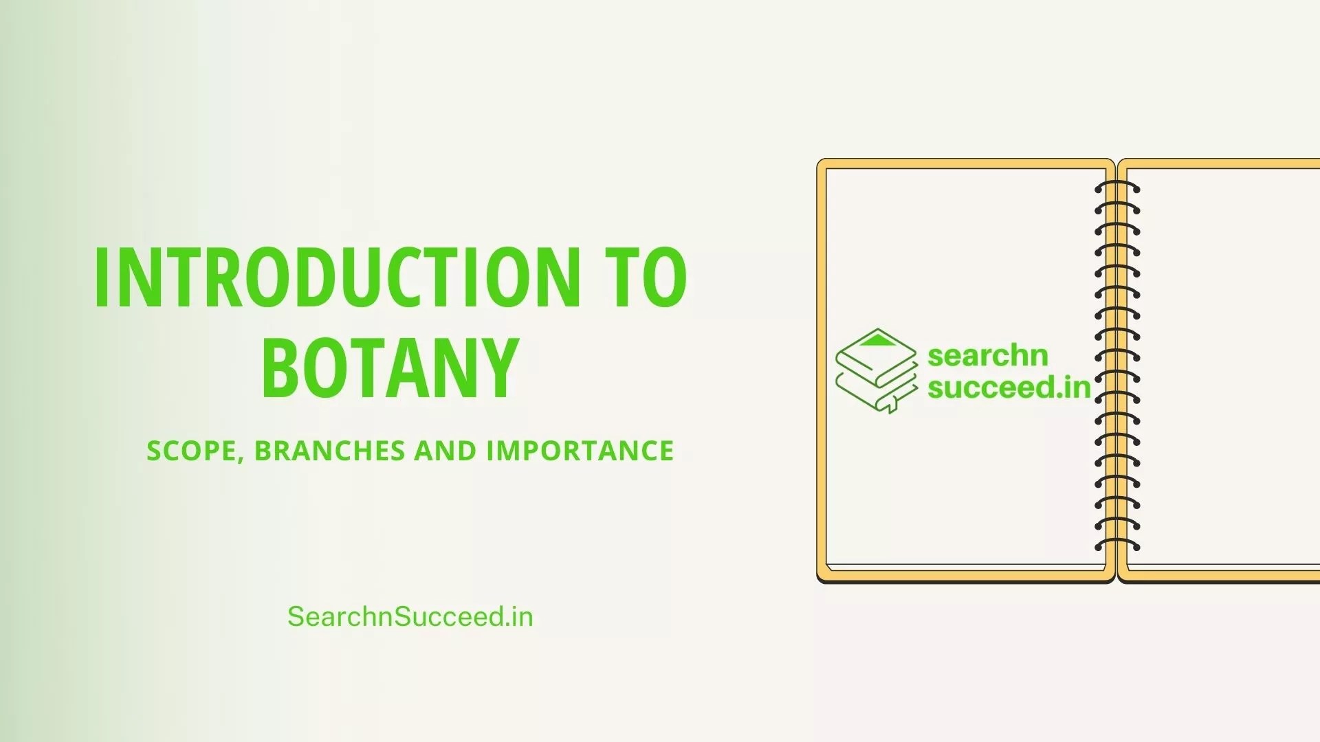 Introduction To Botany Scope, Branches And Importance Search N Succeed