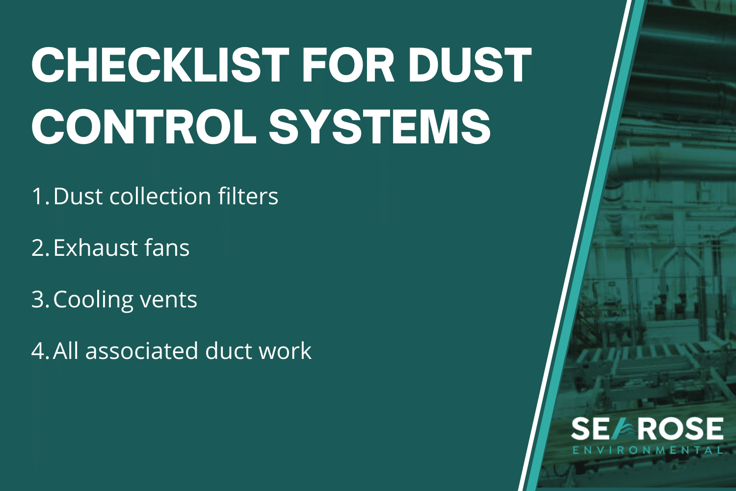 The Role of Dust Control in Manufacturing Searose Environmental