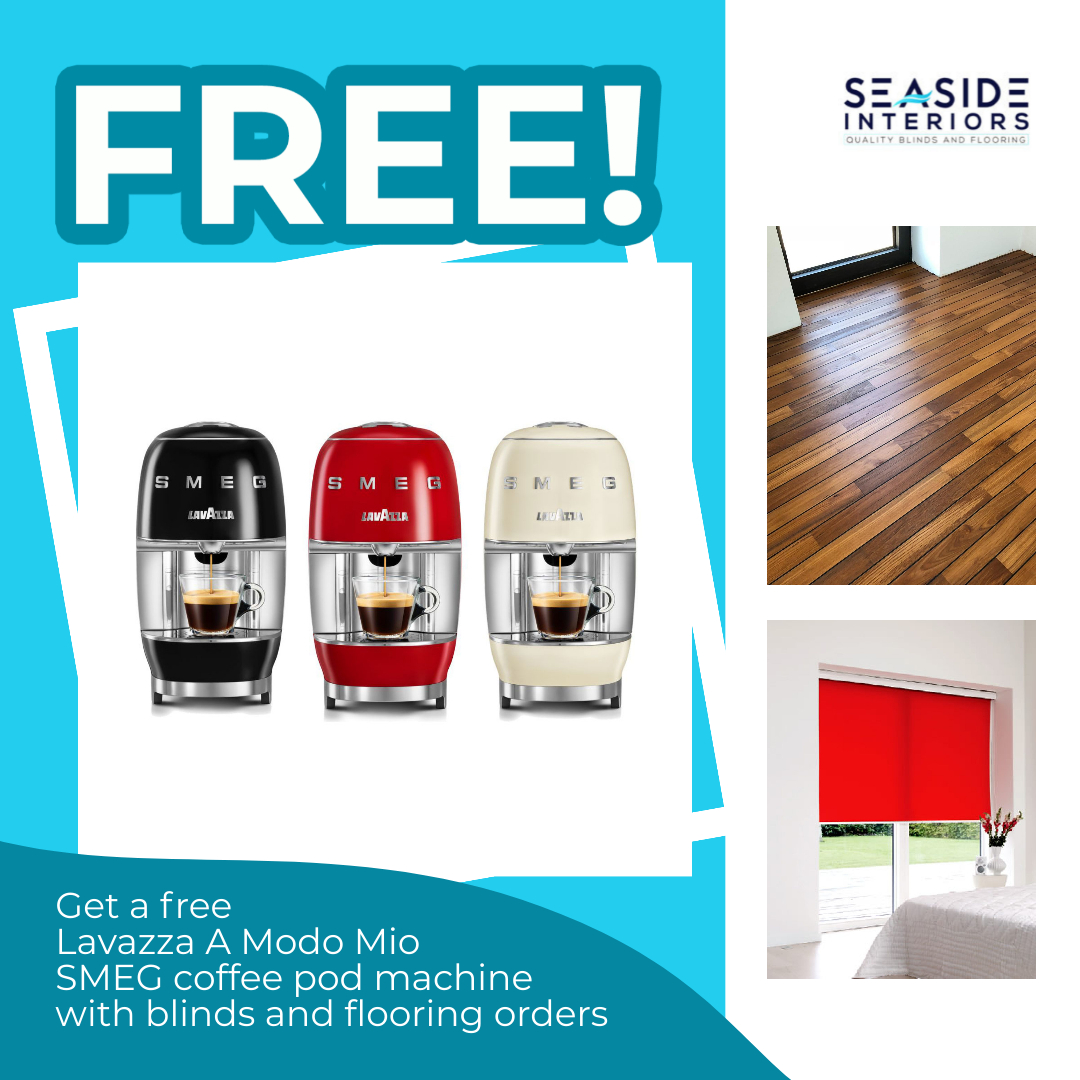 Free Coffee Machine Promotion Seaside Interiors