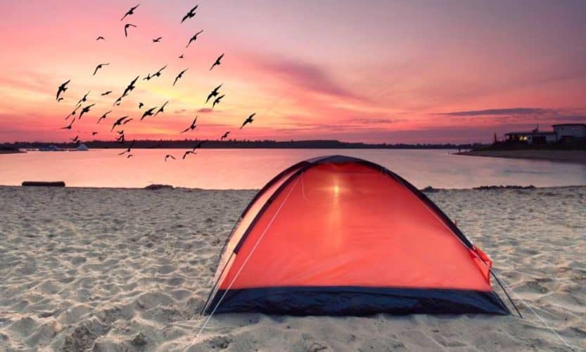 How To Securely Setup A Tent On The Beach Seaside