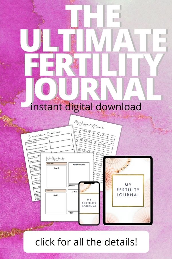 Fertility Journal (Printable TTC Day Planner) Seaside Sundays