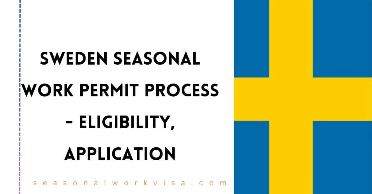 Sweden Seasonal Work Permit Process 2024 A Complete Guide