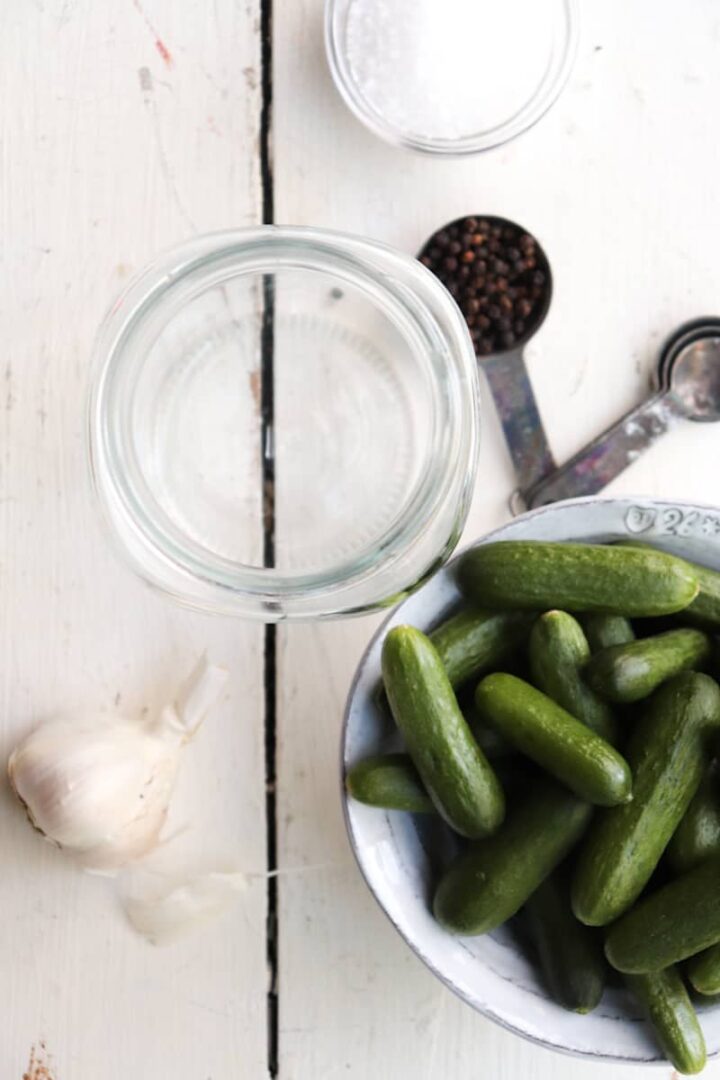 Fermented Pickles without Vinegar Season & Thyme