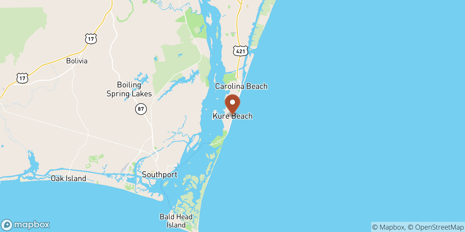 Kure Beach Sea Temperature Water Temperature in Kure Beach, United States