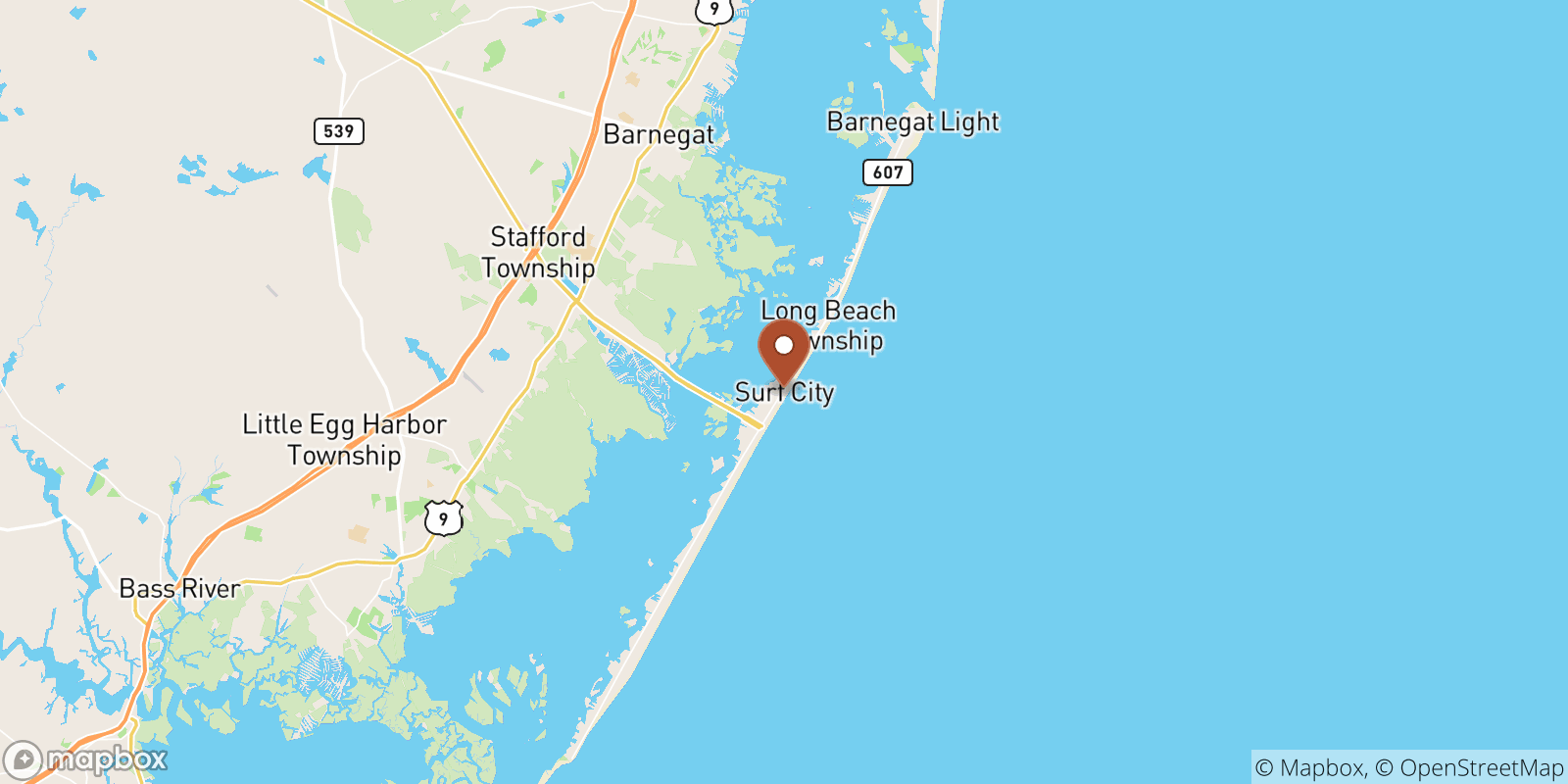 Surf City Sea Temperature Water Temperature in Surf City, United States