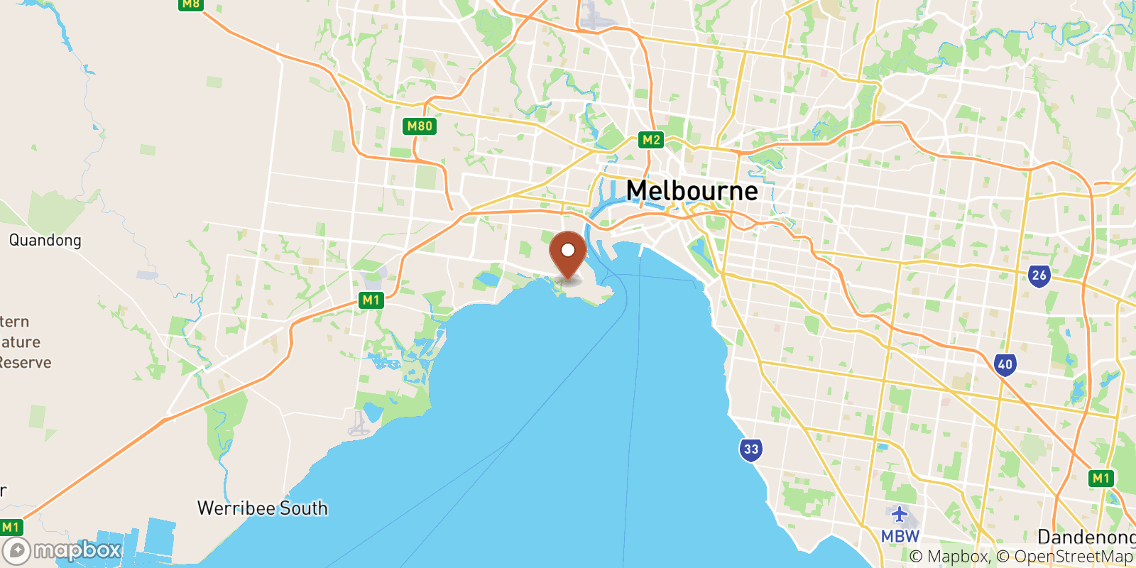 Williamstown Sea Temperature Water Temperature in Williamstown, Australia