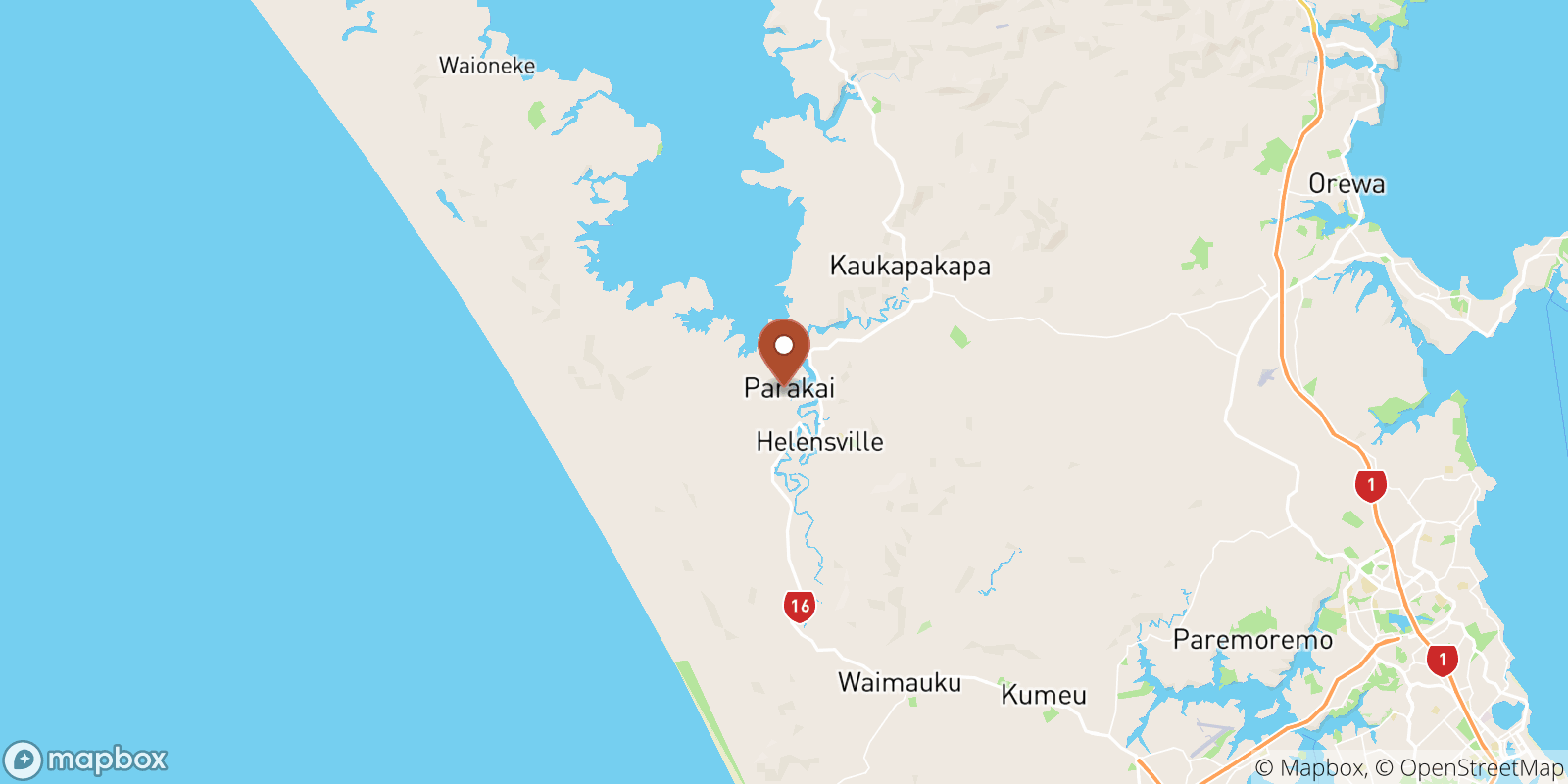 Parakai Sea Temperature Water Temperature in Parakai, New Zealand