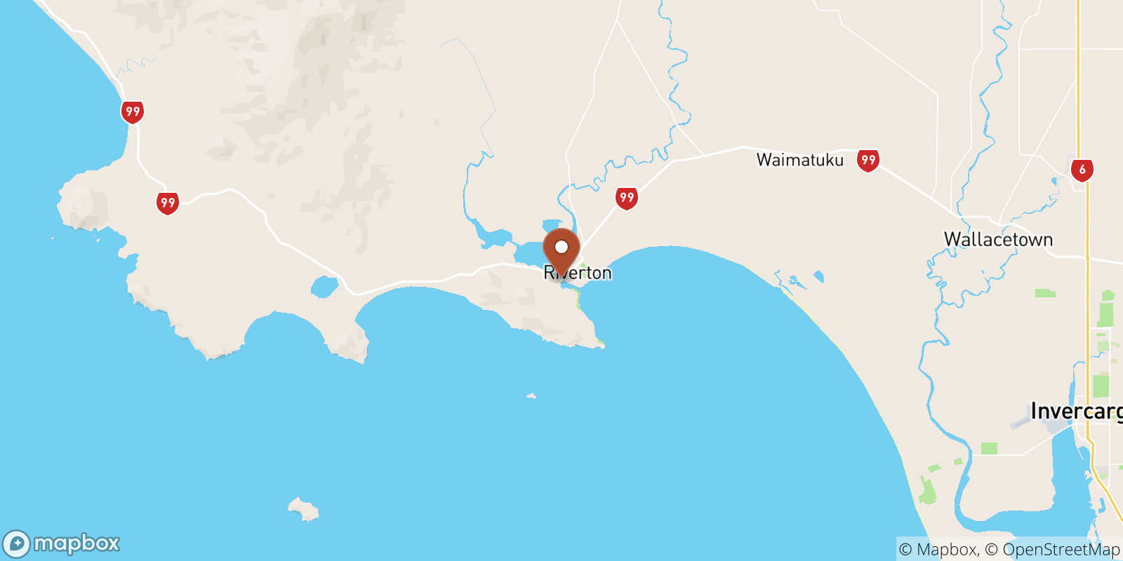 Riverton Sea Temperature Water Temperature in Riverton, New Zealand