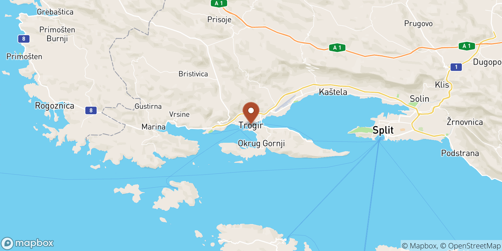 Trogir Sea Temperature Water Temperature in Trogir, Croatia