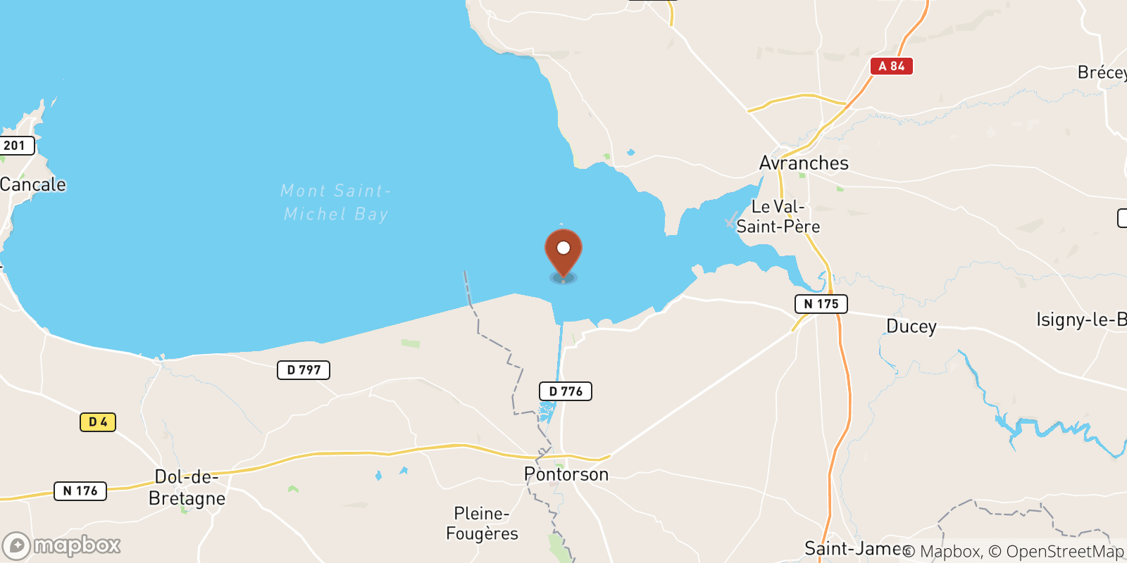 MontSaintMichel Sea Temperature Water Temperature in MontSaint