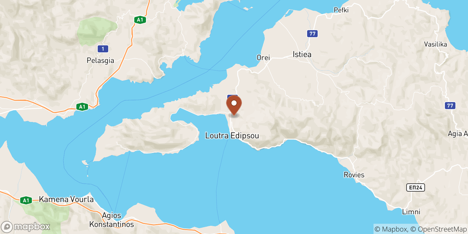 Edipsos Sea Temperature Water Temperature in Edipsos, Greece