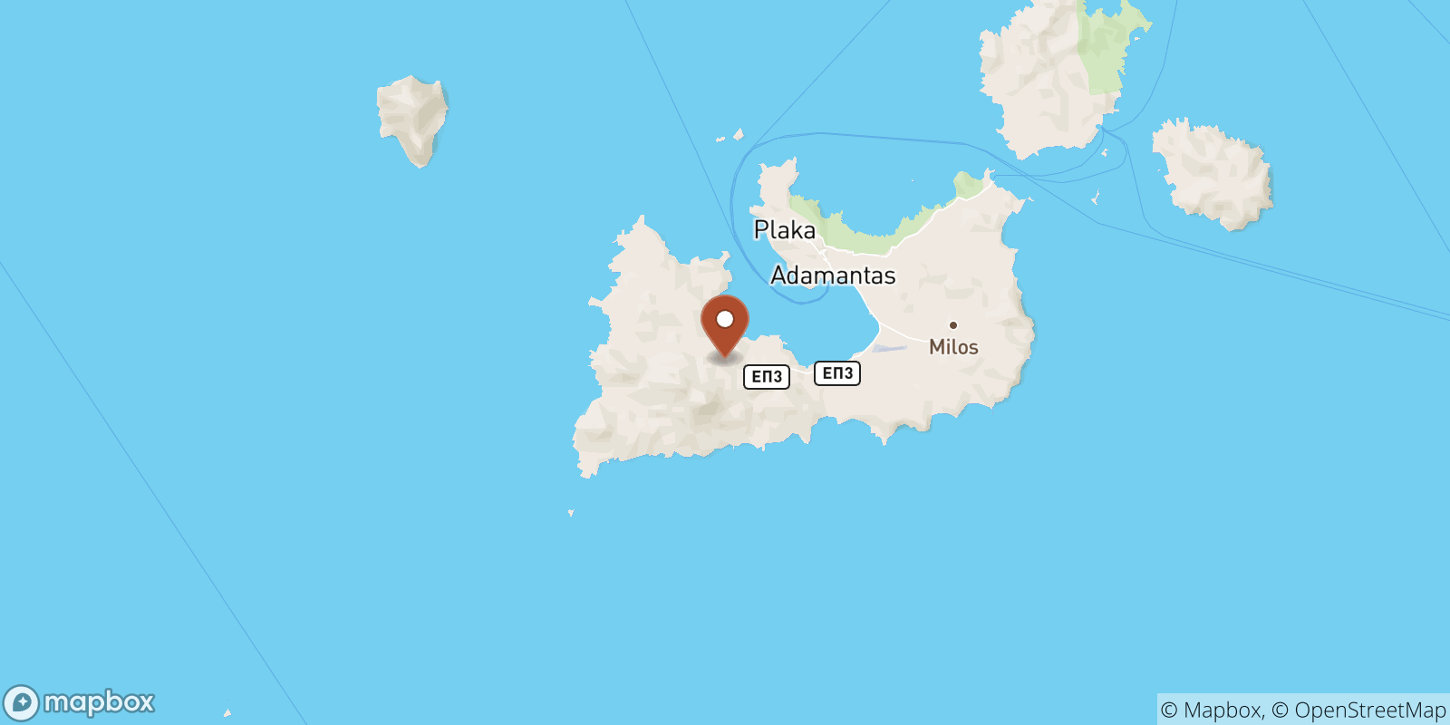 Milos Sea Temperature Water Temperature in Milos, Greece