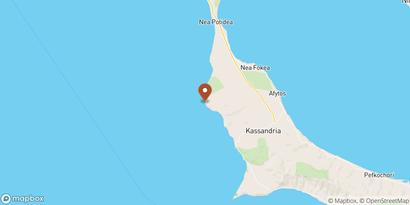 Sani Beach Sea Temperature Water Temperature in Sani Beach, Greece