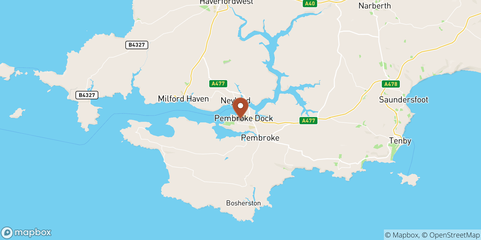 Pembroke Dock Sea Temperature Water Temperature in Pembroke Dock