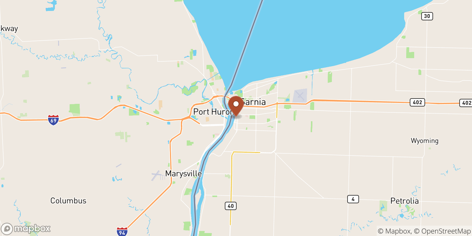 Sarnia Sea Temperature Water Temperature in Sarnia, Canada