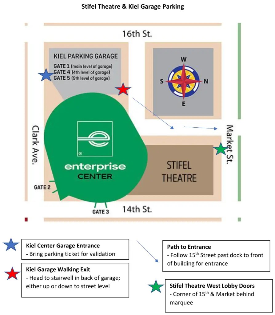 Enterprise Center Parking Guide Map, Tips & Deals St. Louis Blues