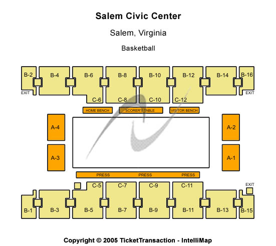 Salem Civic Center Tickets, Salem Civic Center Seating Charts, Salem