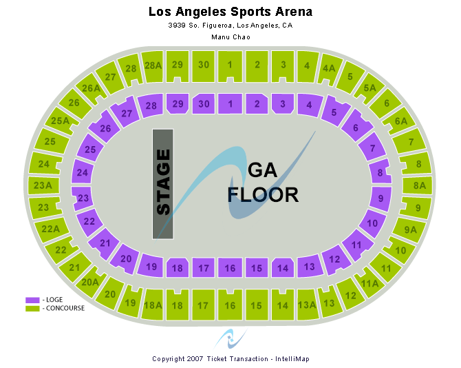 Los Angeles Sports Arena Map FYF Fest Los Angeles Sports Arena Tickets FYF Fest August 23 tickets
