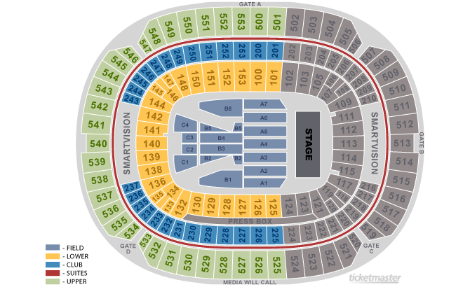 M And T Bank Stadium Seating Chart Concert | Brokeasshome.com