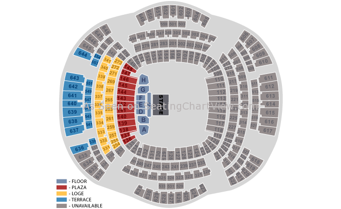 MercedesBenz Superdome, New Orleans LA Seating Chart View