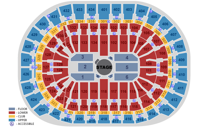 BB&T Center, Sunrise FL Seating Chart View