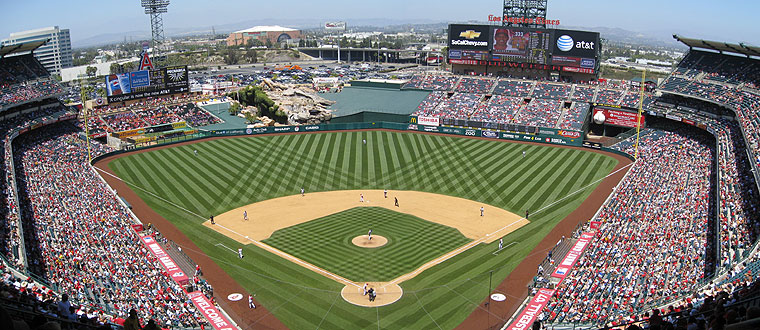Angel Stadium of Anaheim, Anaheim CA Seating Chart View