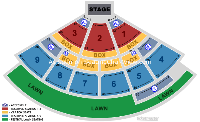Isleta Amphitheater, Albuquerque, NM Seating Chart View