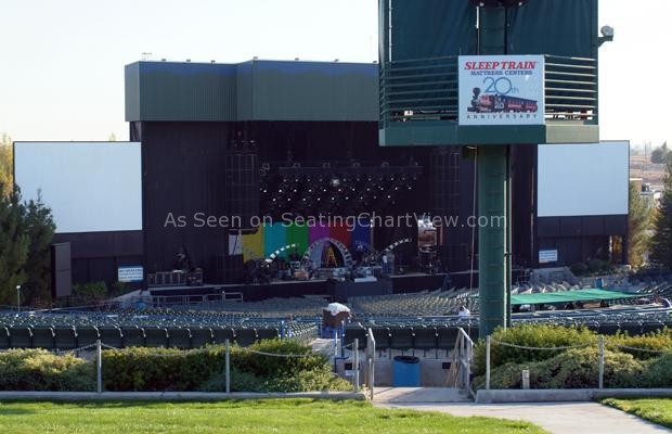Toyota Amphitheatre, Wheatland CA Seating Chart View