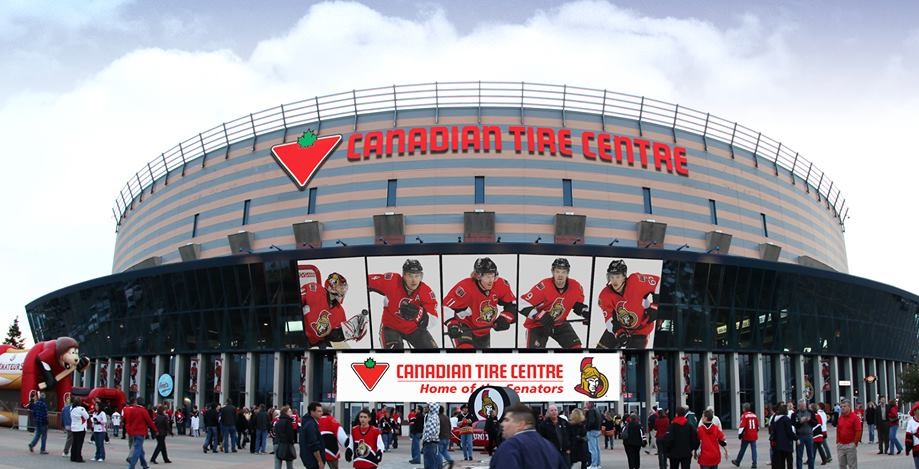 Canadian Tire Centre, Ottawa ON Seating Chart View