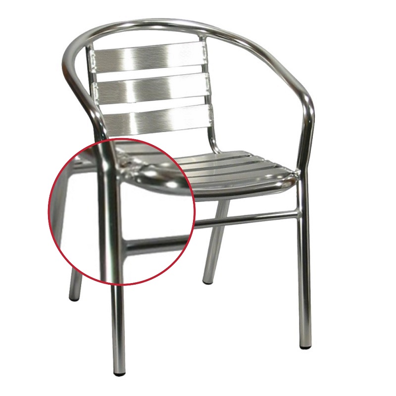 Aluminum Patio Arm Chair OC04 Seatingdoc