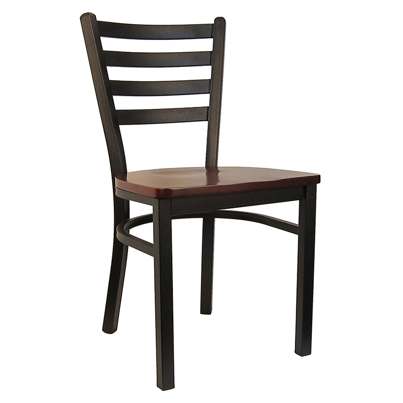 Ladder Back Metal Chair with Various matching Seats M101 Seatingdoc