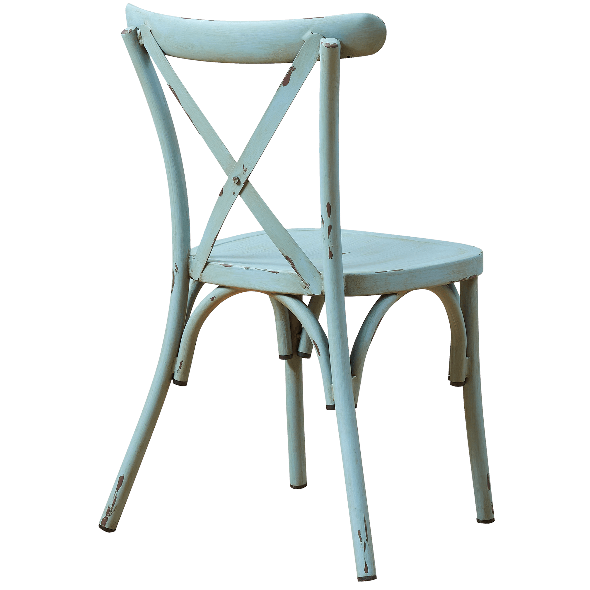 Vintage Finish XBack Patio Stack Dining Chair OC16 Seatingdoc