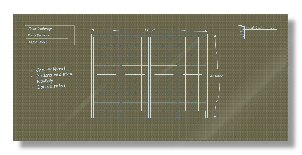 Seattle Custom Shoji Home Page We manufacture window treatments