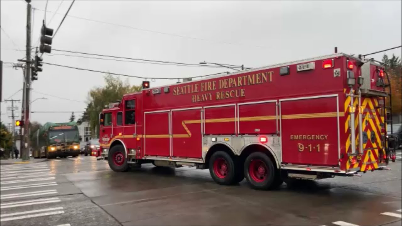 Seattle Fire Rescue 1, Aid 14, Safety 2, Engine 35 and Seattle Police