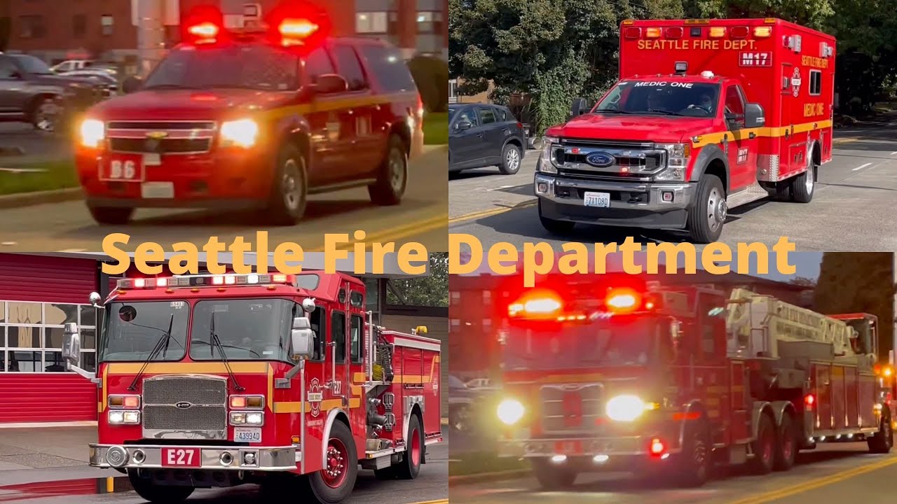 [Seattle Fire Department] Engine 20, 27, Ladder 9, Battalion 6, And