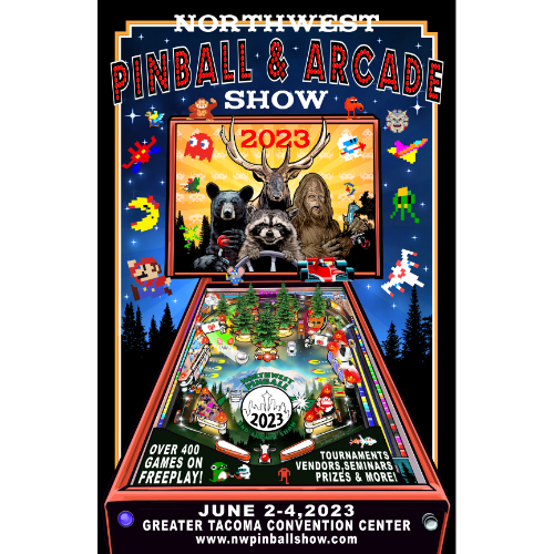2023 Northwest Pinball & Arcade Show Seattle magazine