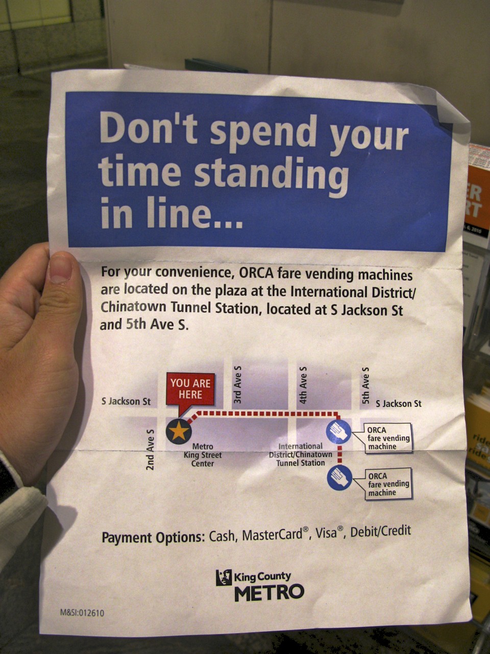 RapidRide Survey Fares and ORCA