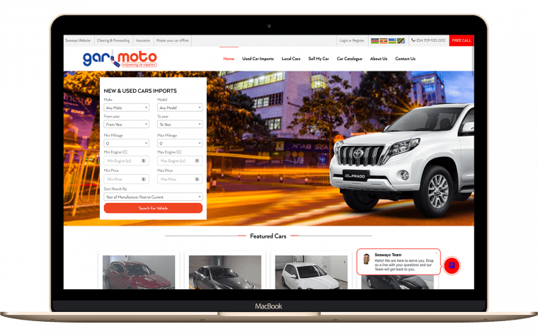 The Car Imports Centre Seaways Kenya Limited