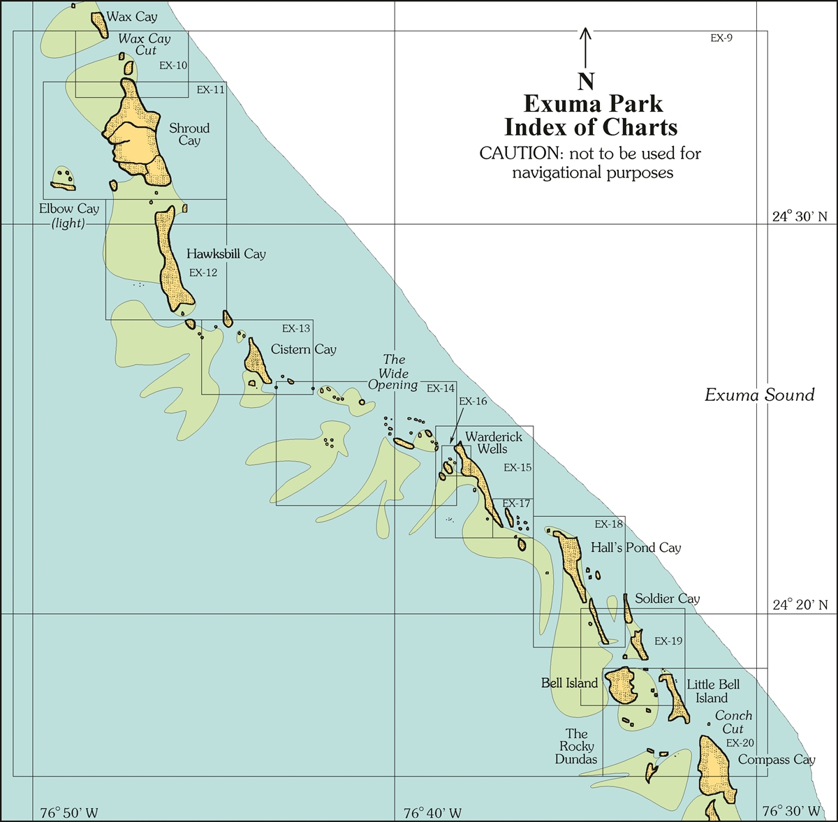 THE EXUMA GUIDE, 4th ed. A Cruising Guide to the Exuma Cays