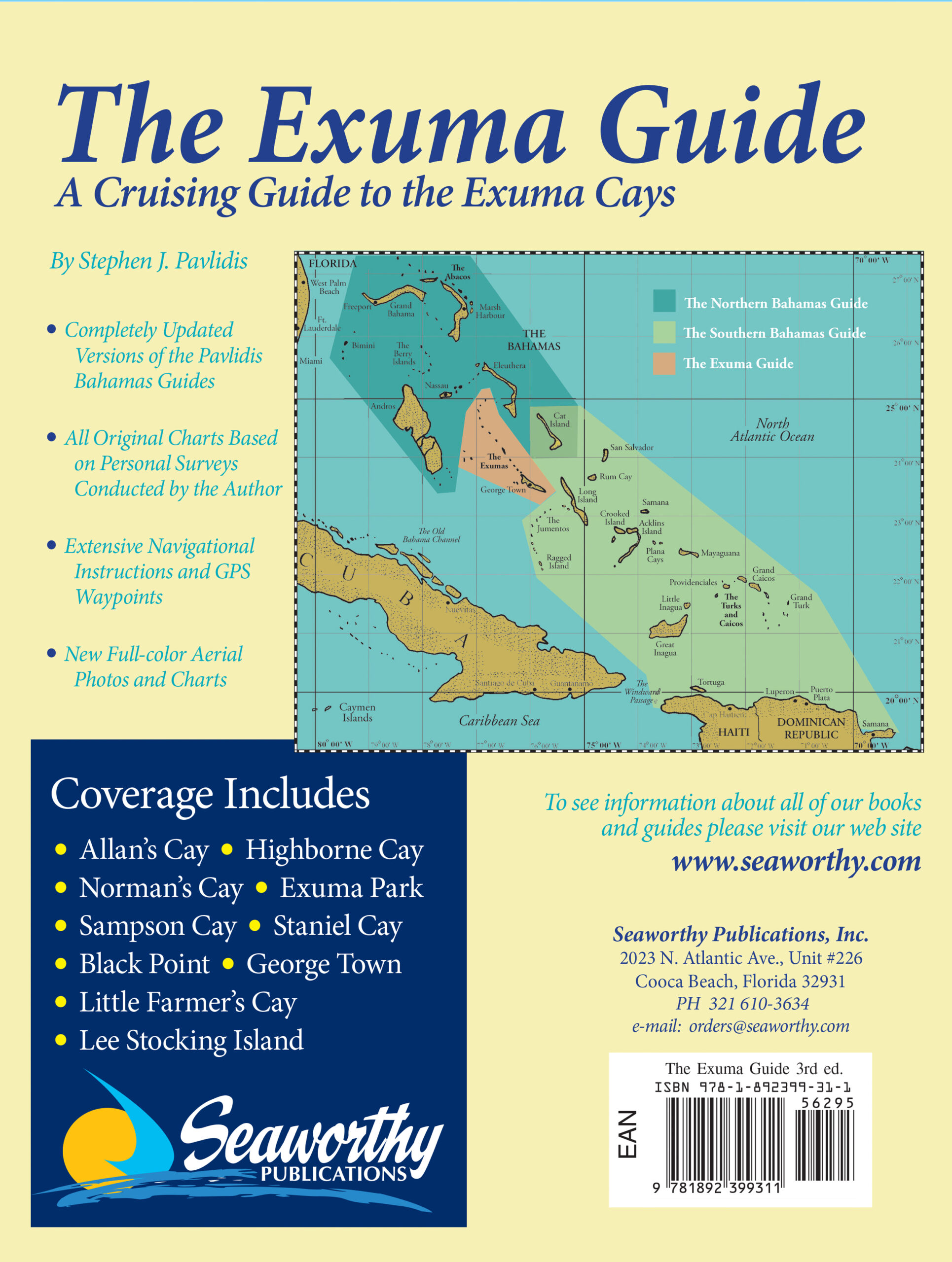 THE EXUMA GUIDE, 3rd ed. A Cruising Guide to the Exuma Cays