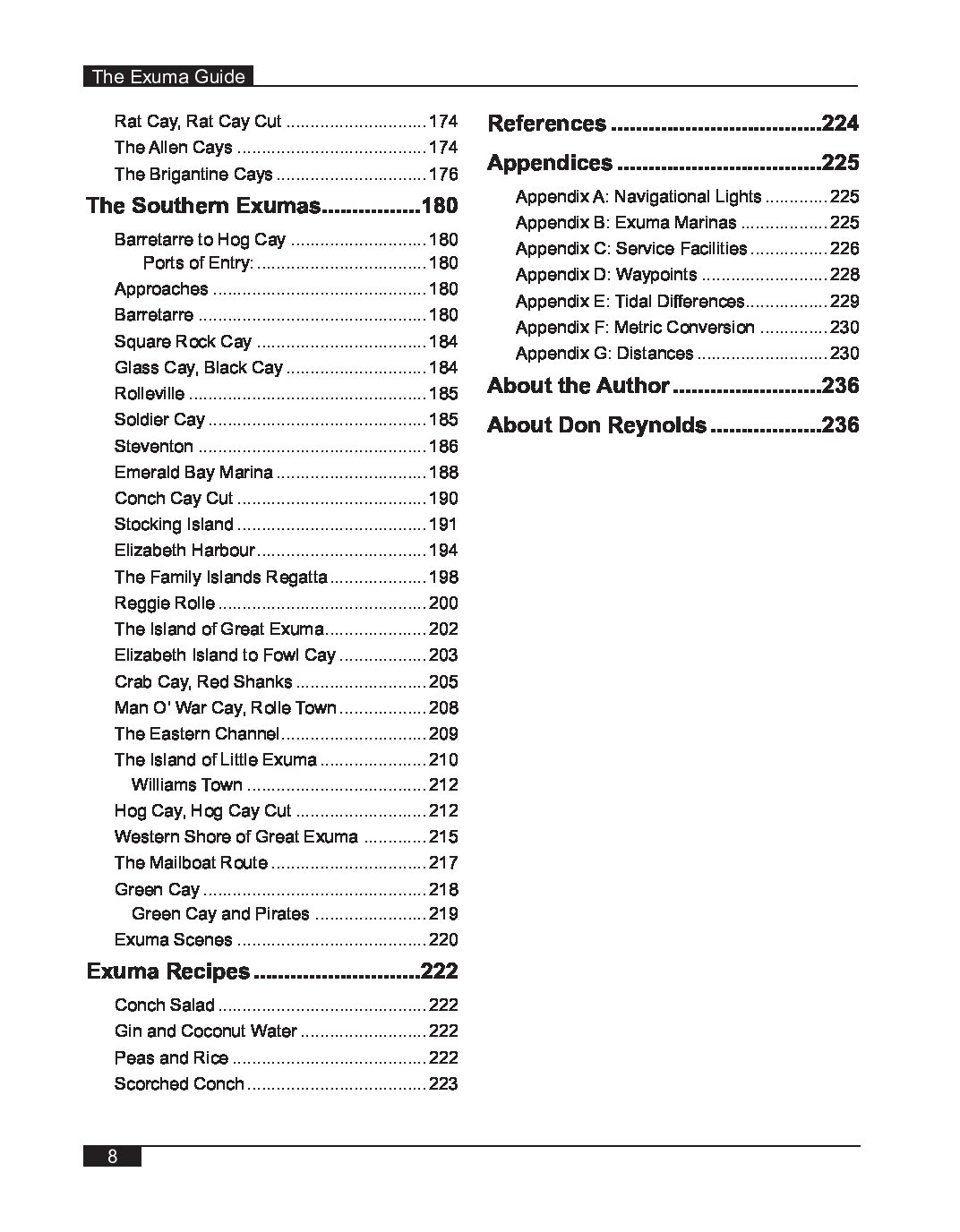 THE EXUMA GUIDE, 4th ed. A Cruising Guide to the Exuma Cays