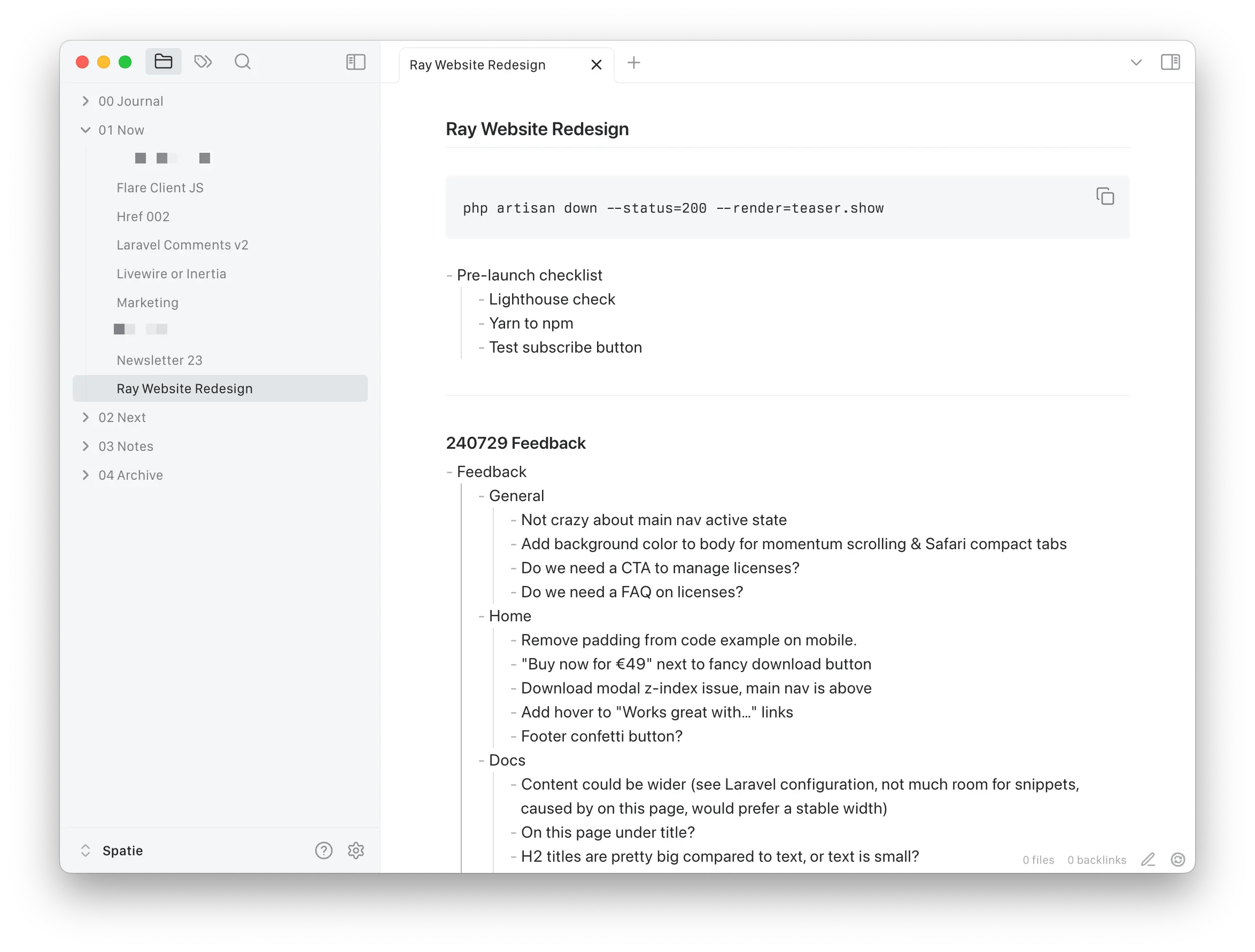 How take notes + my Obsidian setup | Sebastian De Deyne
