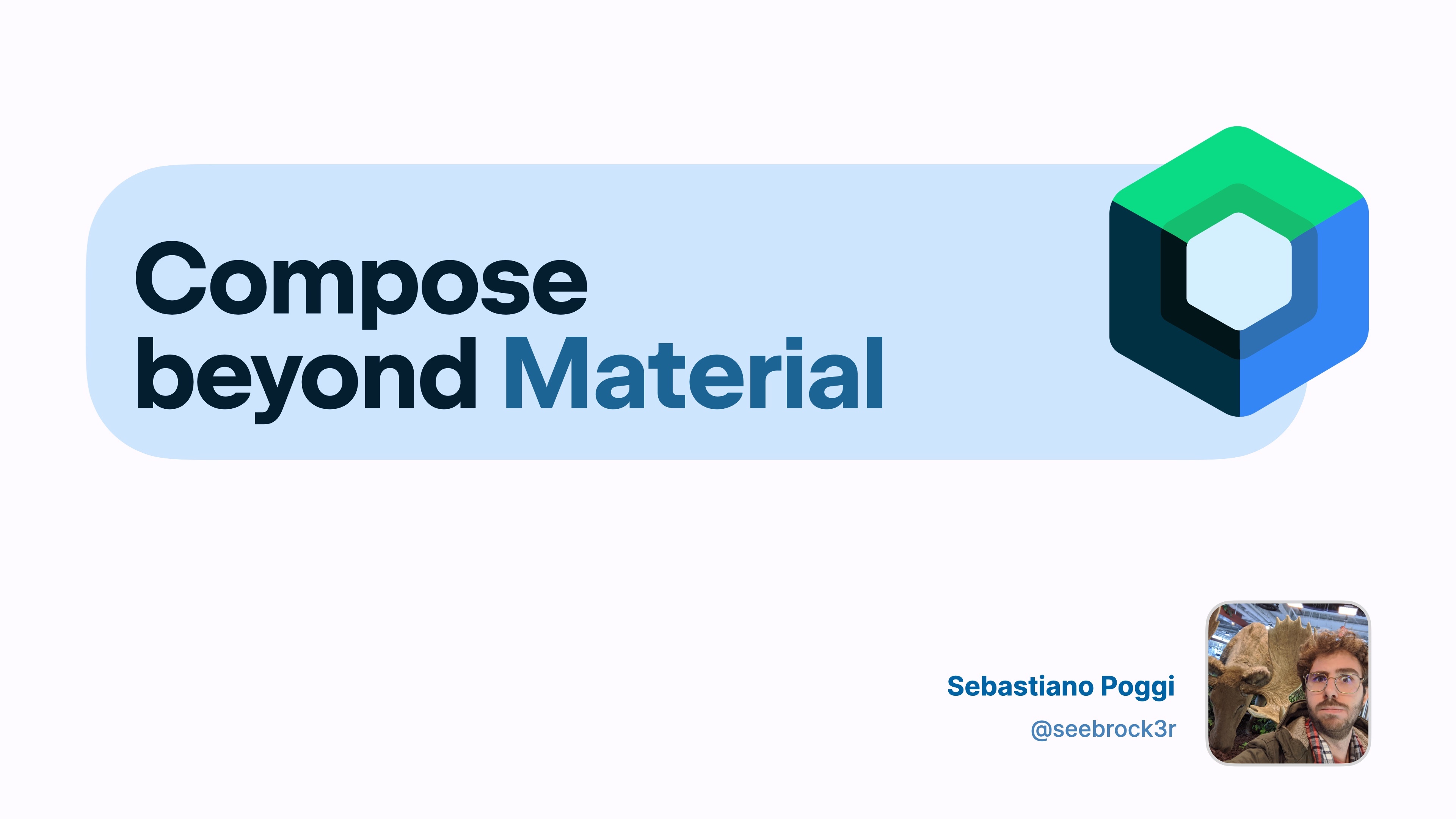 Compose beyond Material — talk minisite