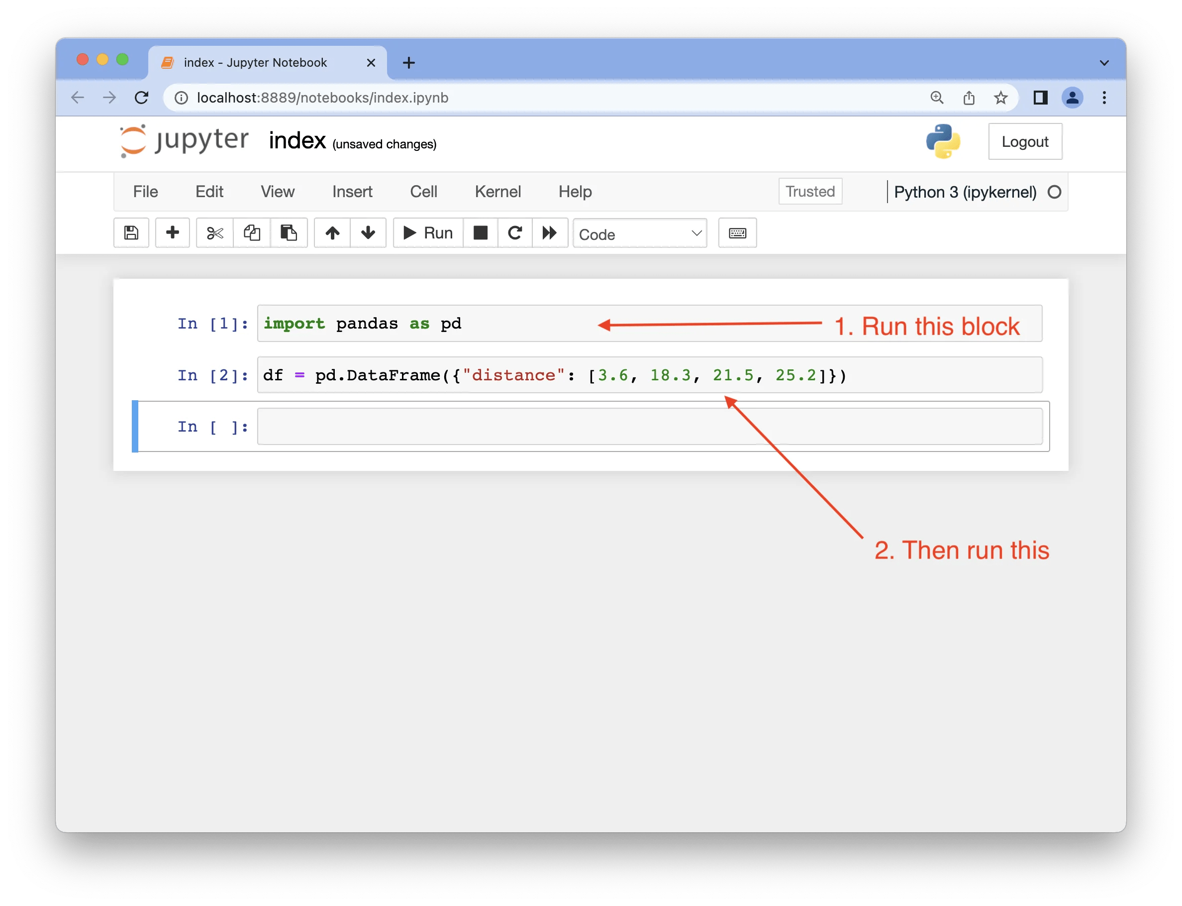 How to fix NameError name 'pd' is not defined sebhastian